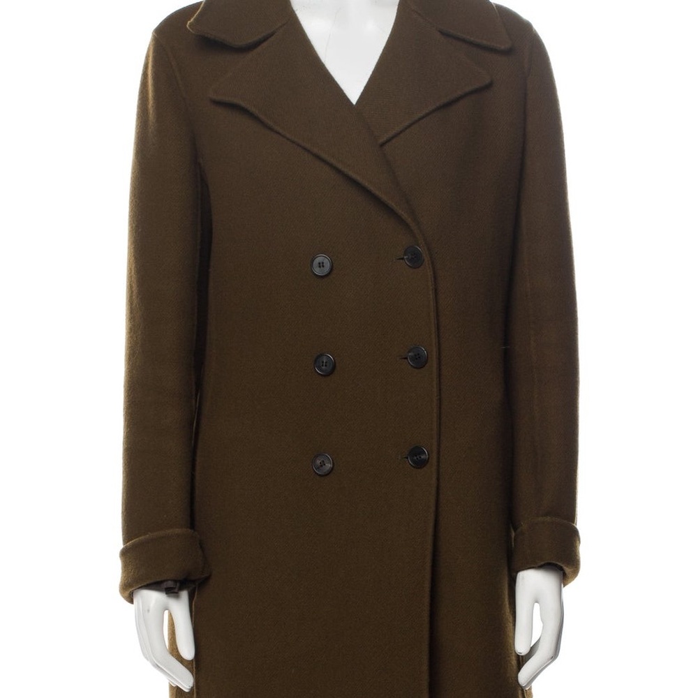 The Row Brown S Virgin Wool Peacoat
